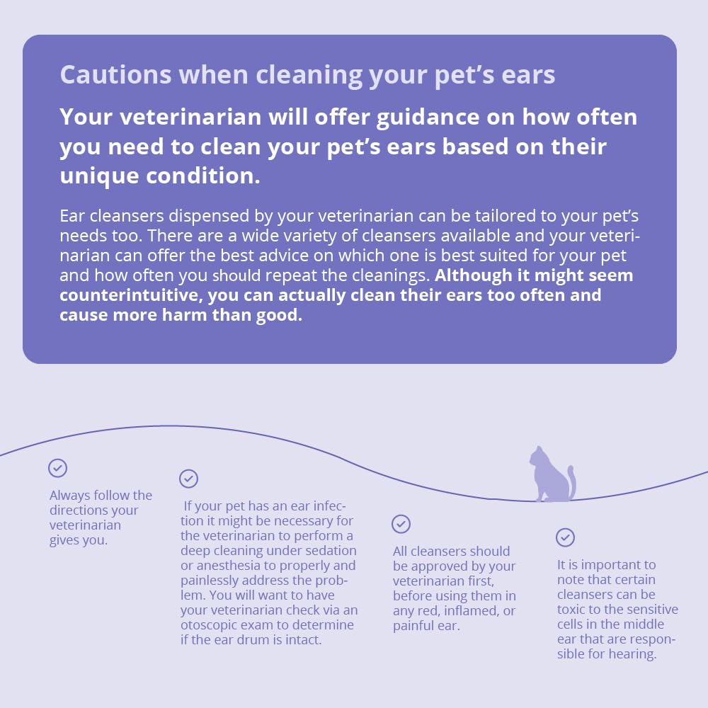 Mal-A-Ket Plus TrizEDTA Flush for dogs and cats supports broad ear care routines.