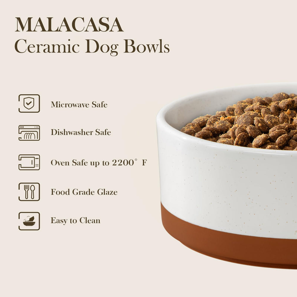 MALACASA ceramic bowls microwave-safe for warming meals on chilly days.