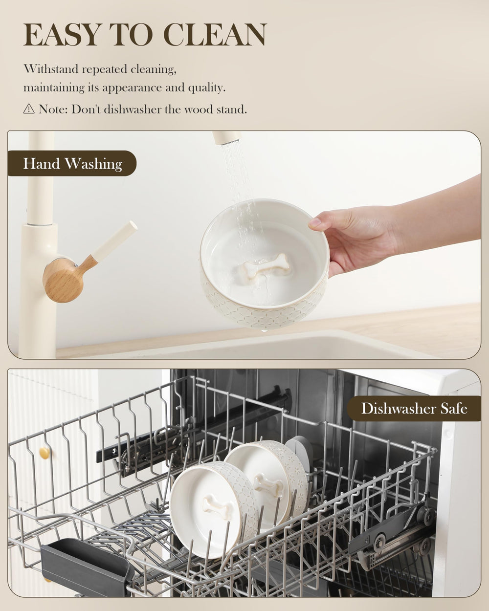 MALACASA ceramic bowls ideal for daily meals or hydration