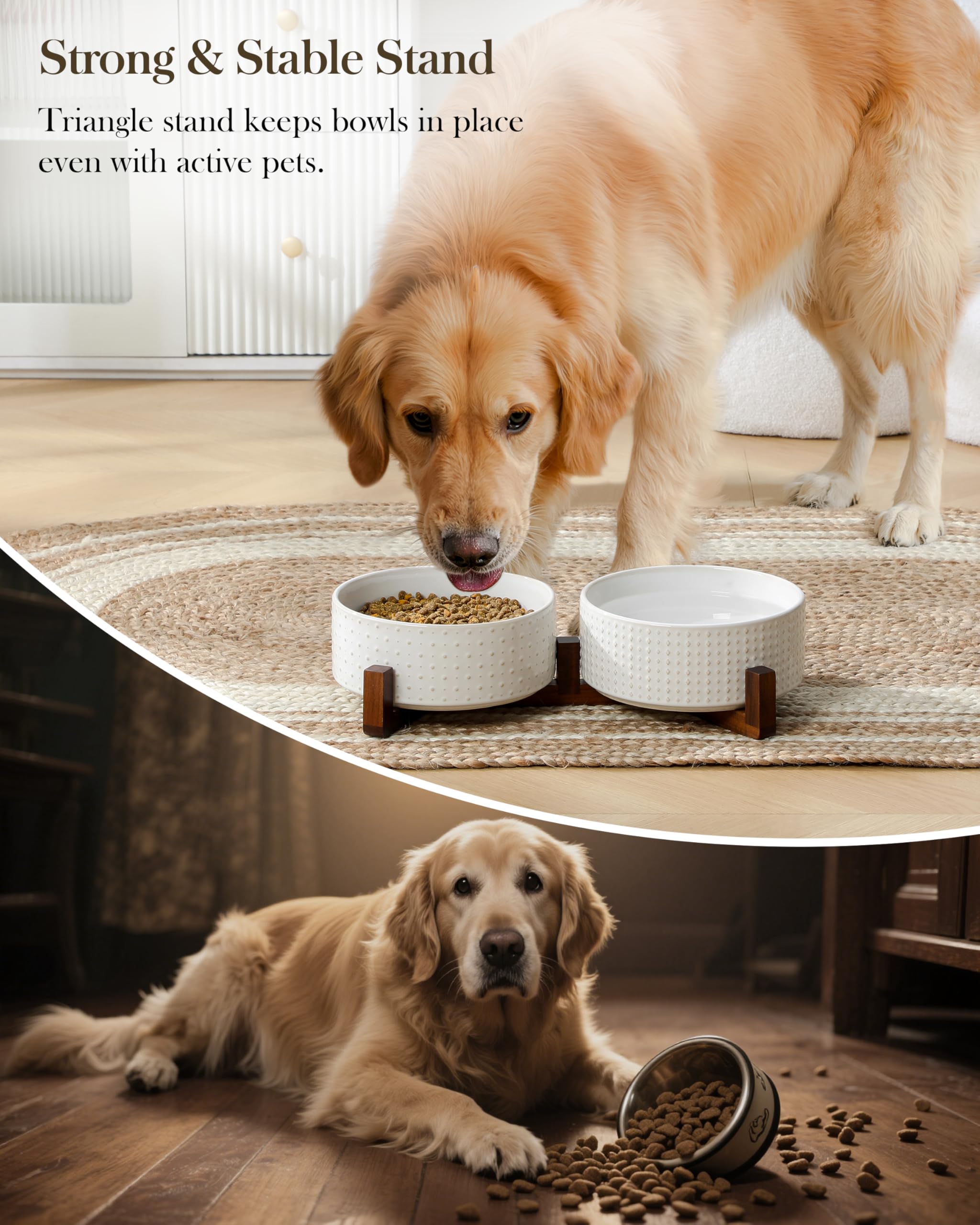 MALACASA bowls are dishwasher-safe for easy cleaning