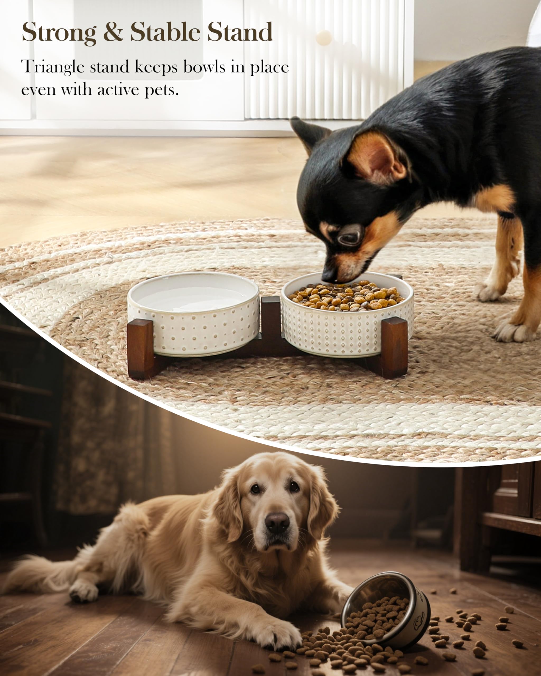MALACASA GlideCoat glaze finish resists stains and odors.