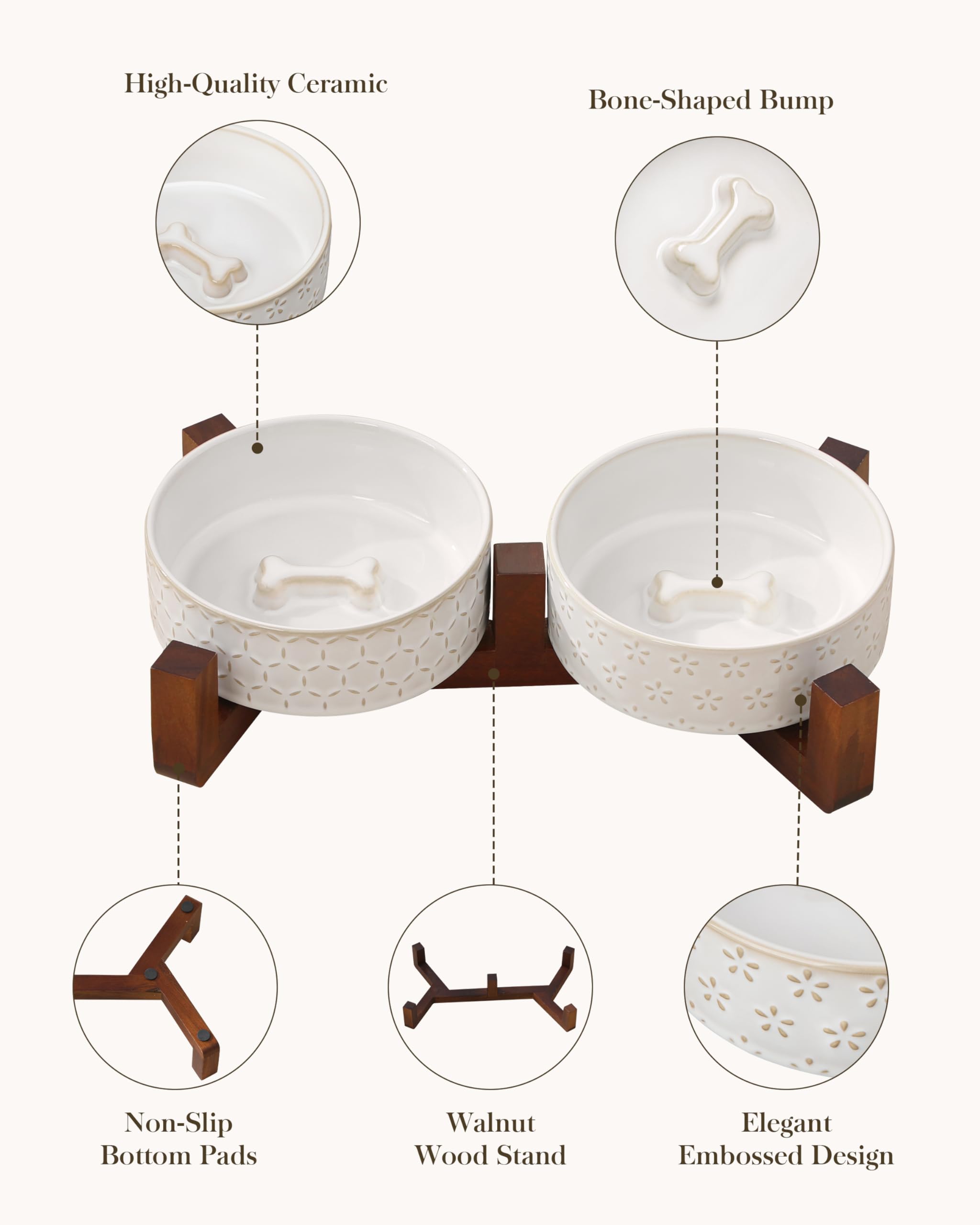 MALACASA non-slip adhesive pads prevent bowls from sliding during meals