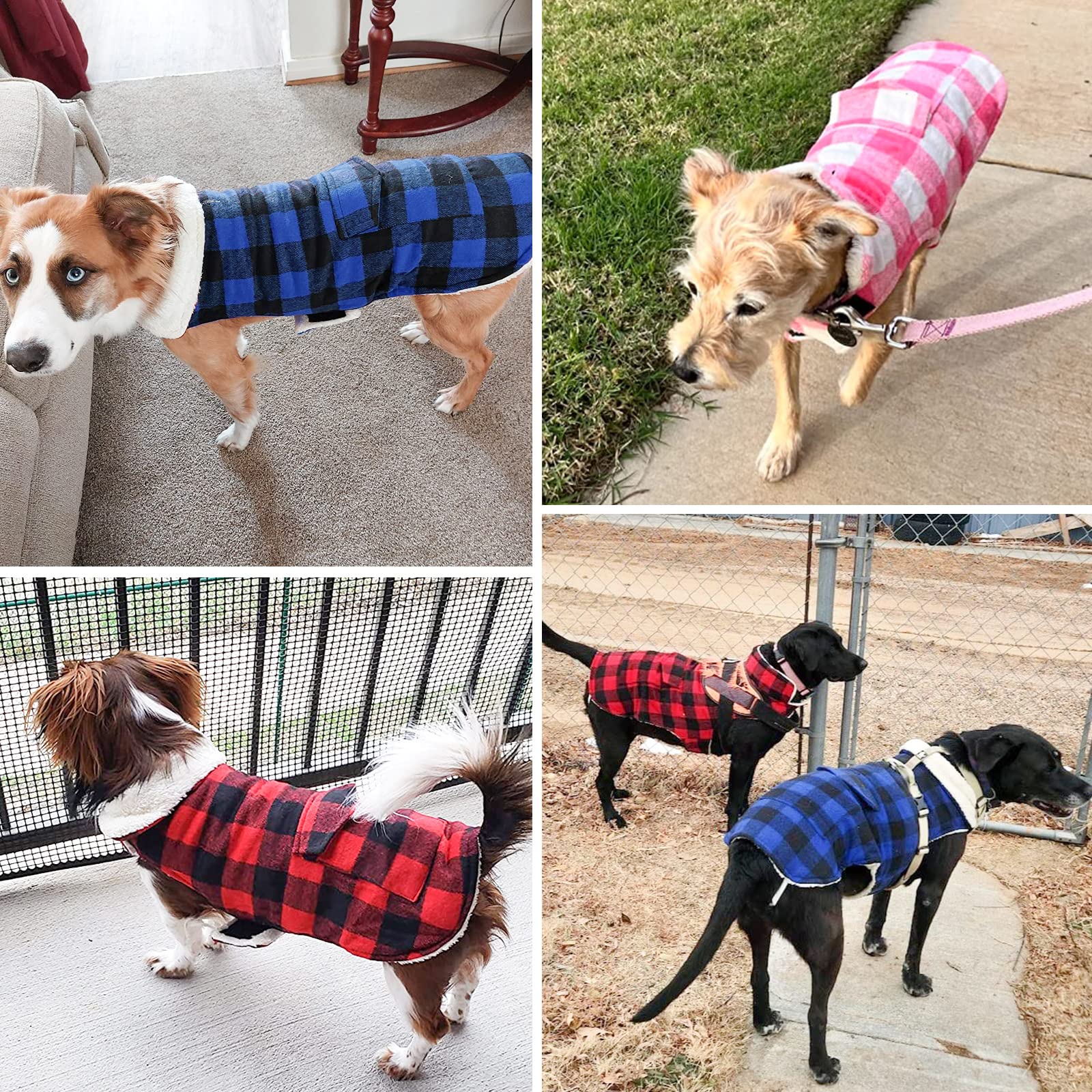 Malier Dog Coat blue XL belly closure enables easy on off during walks