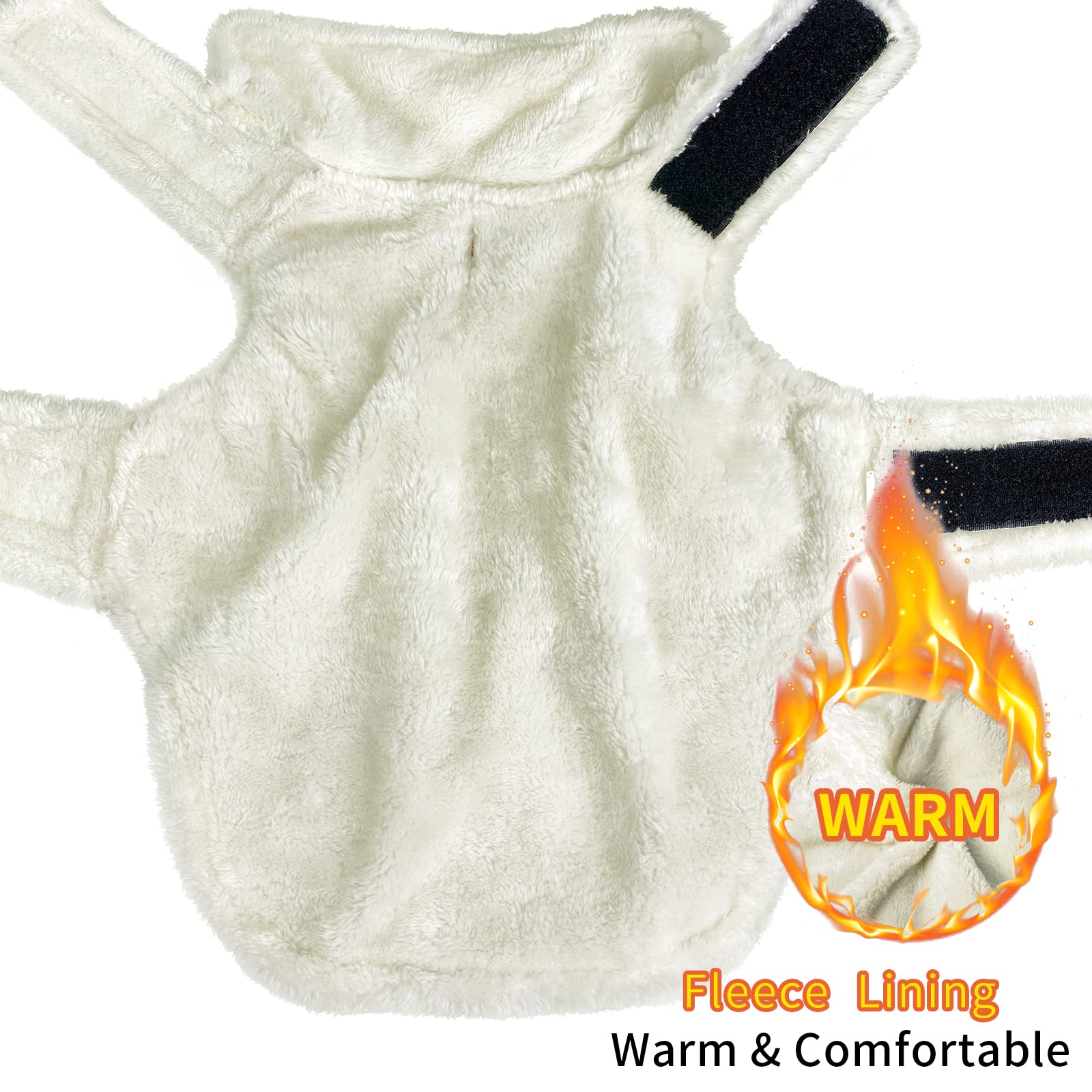 Malier dog winter coat back pocket detail for small essentials