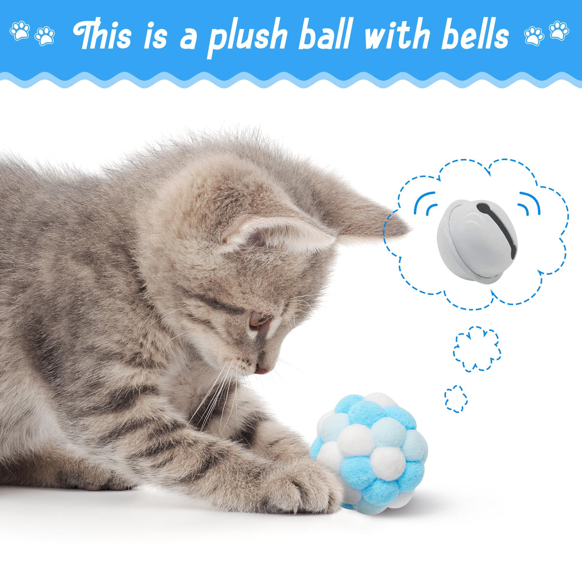 MALLMALL6 blue mice toy image for hunting instincts and quick chases