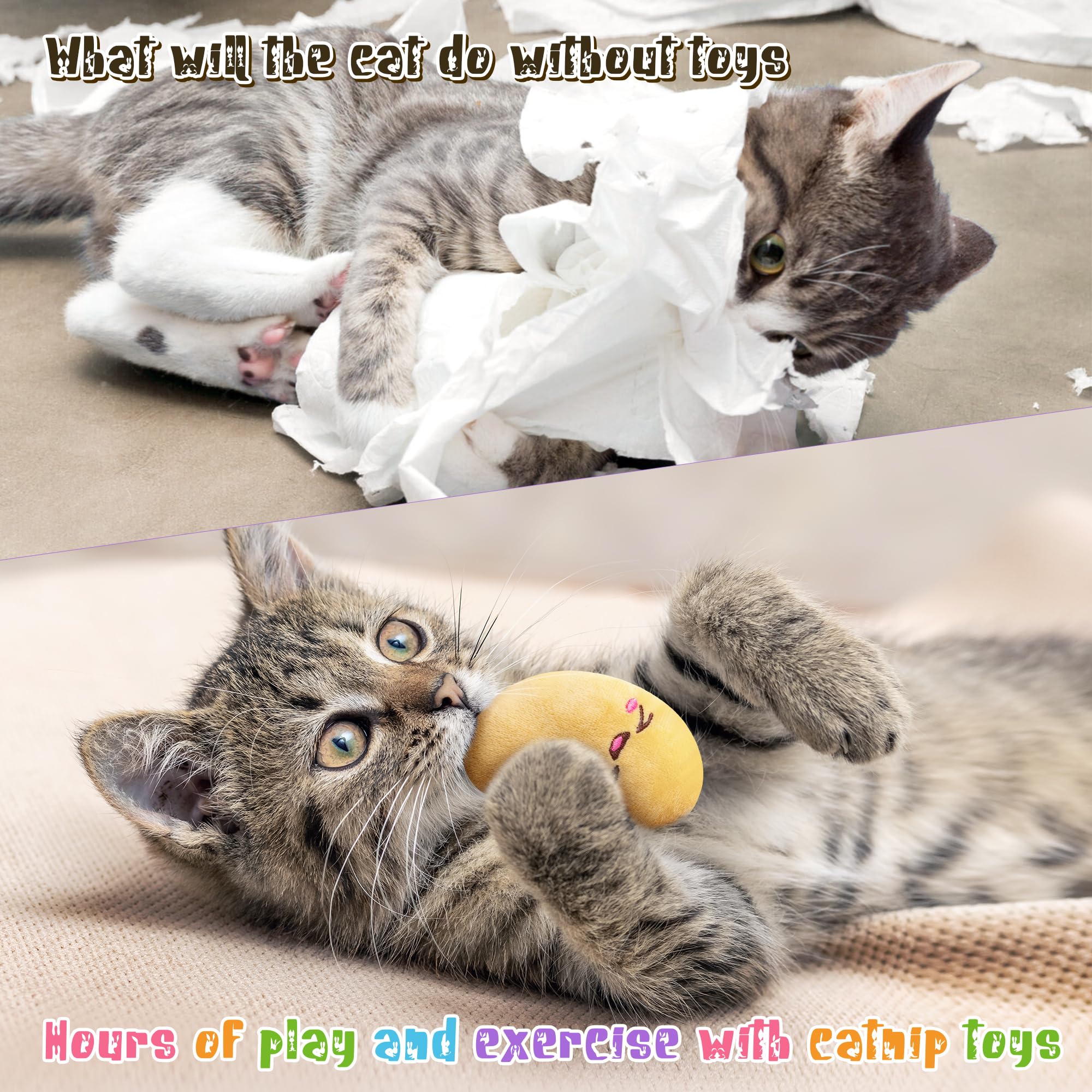 MALLMALL6 catnip toy supports predatory play and boredom relief during quiet afternoons.