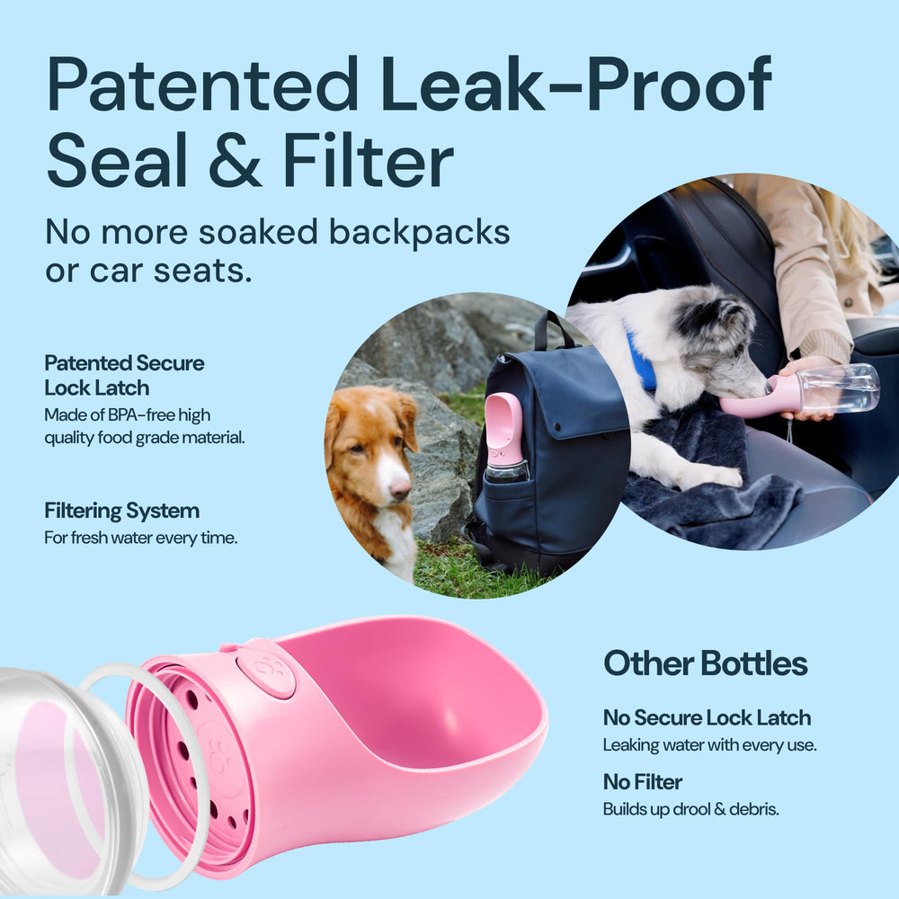 MalsiPree built-in travel bowl aids quick hydration during walks