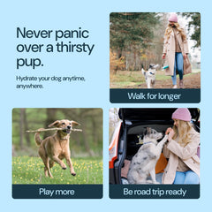 MalsiPree one-hand operation lets you hydrate hands-free.