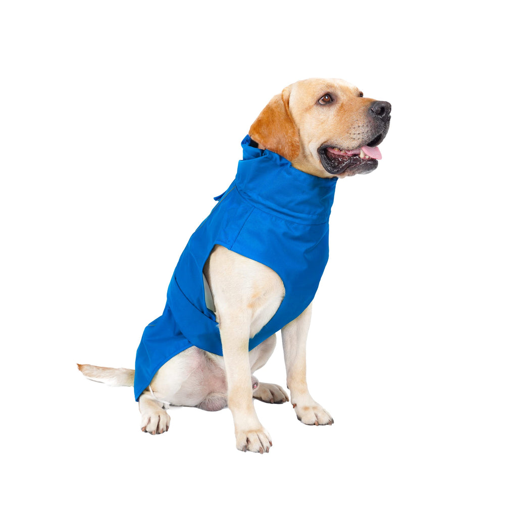 MAMORE blue raincoat color options offer stylish, practical pet gear.