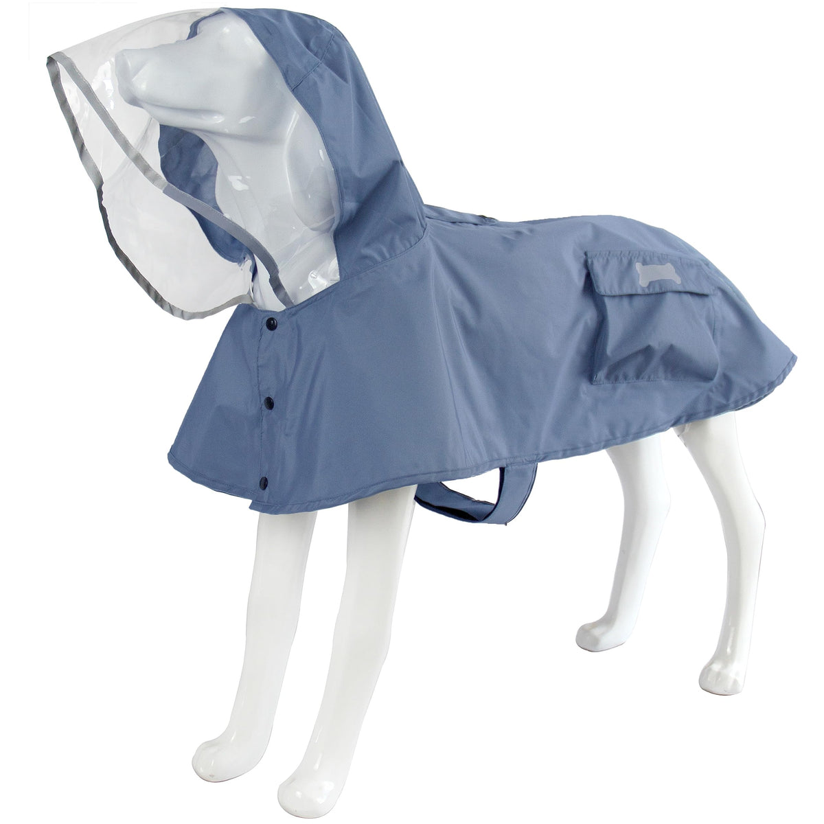 MAMORE waterproof dog raincoat with poncho hood keeps your pup dry in drizzle
