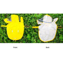 MAMORE raincoat side with adjustable belly strap for secure, comfortable fit