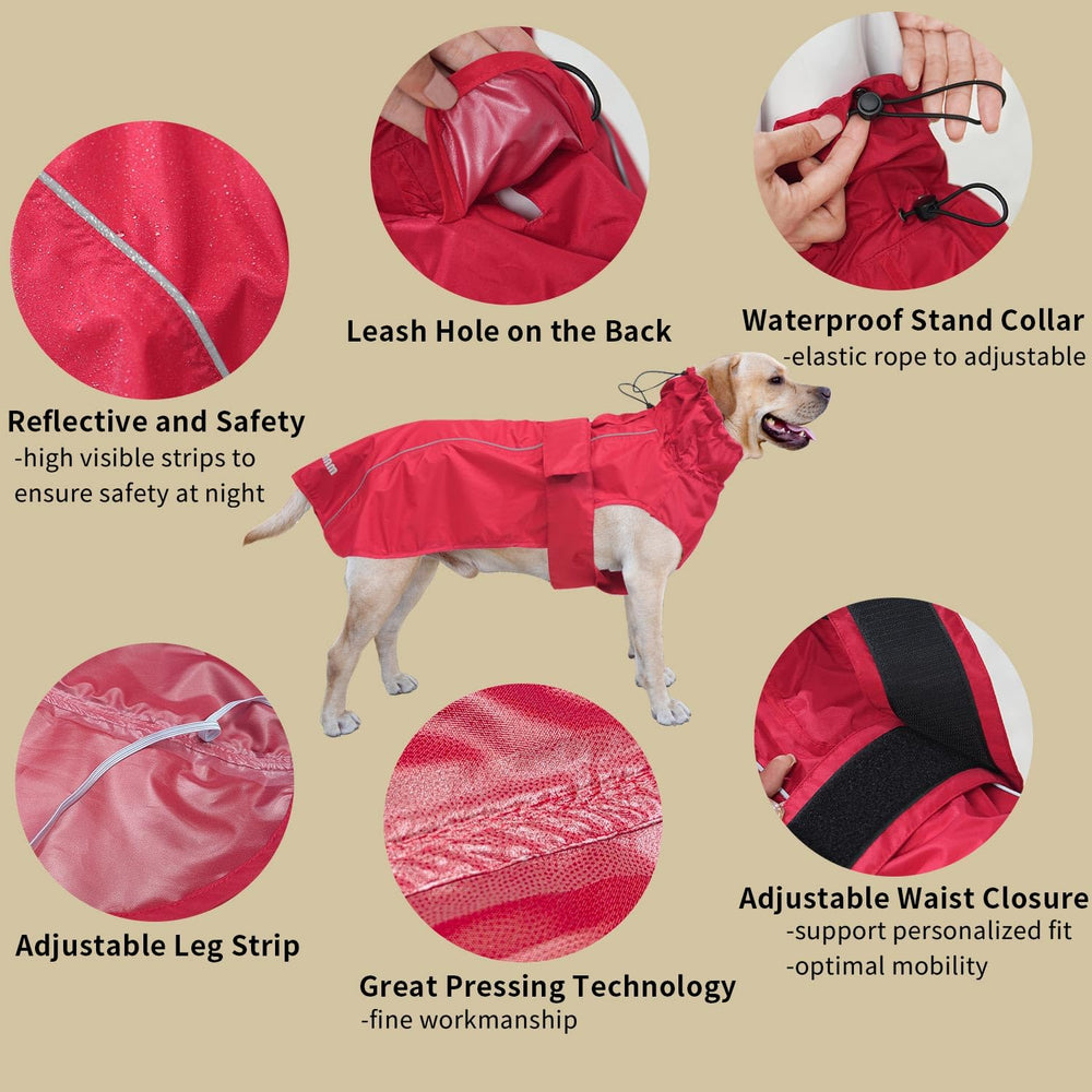 MAMORE leash-hole back design enables simple leash or harness attachment during walks