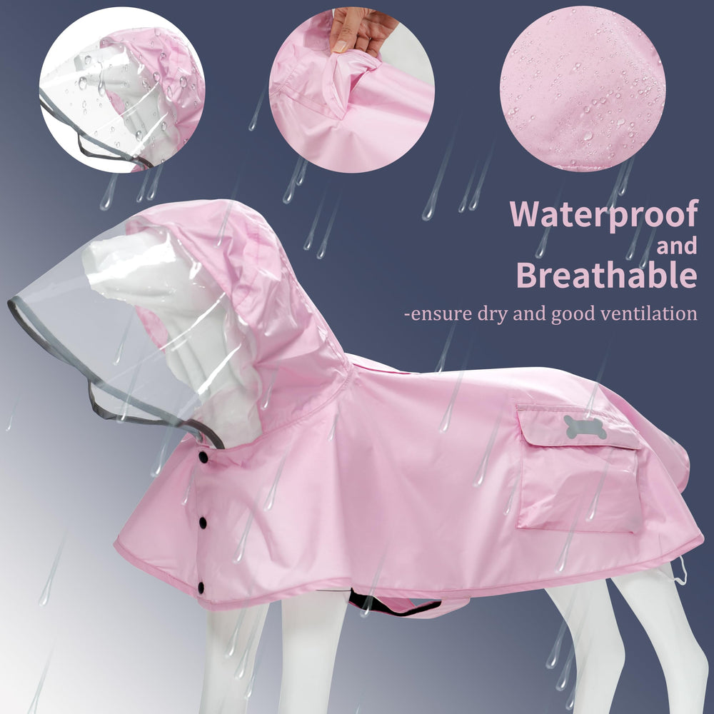 MAMORE raincoat adjustable belly strap for secure, comfortable fit.