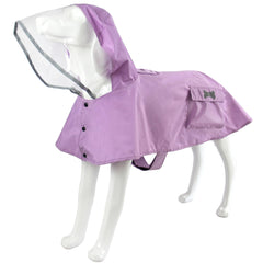 MAMORE Waterproof Dog Raincoat fabric closeup shows rain protection and breathability.