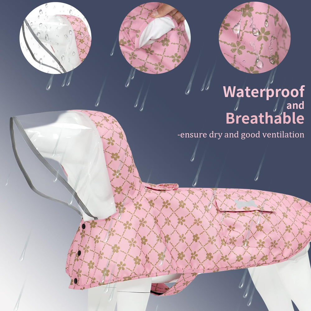 MAMORE raincoat hoodie detail promotes high visibility and snug head coverage.