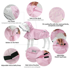 MAMORE raincoat reflective strips improve visibility during evening walks.
