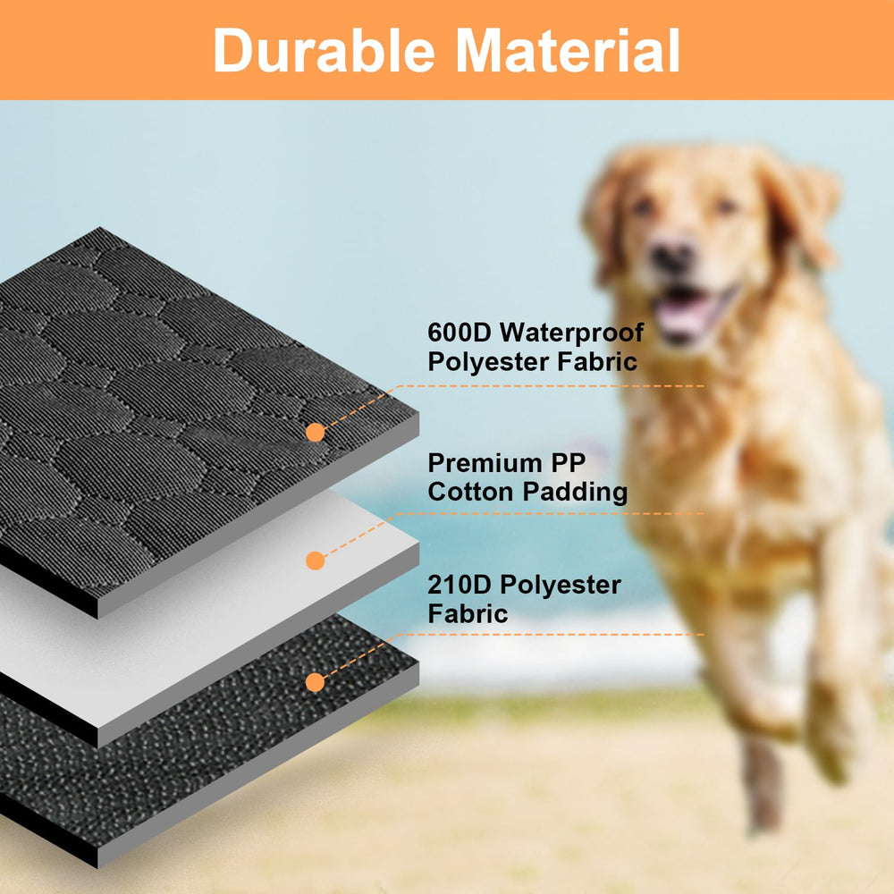 Mancro SUV Cargo Liner bumper-flap-protector guards bumpers from dog claws.
