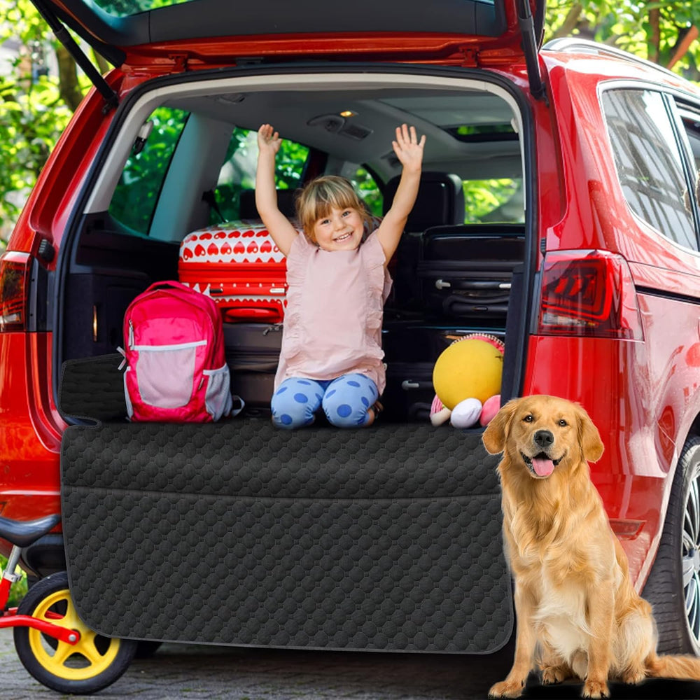 Mancro SUV Cargo Liner universal-fit adapts to many SUV models and vans.