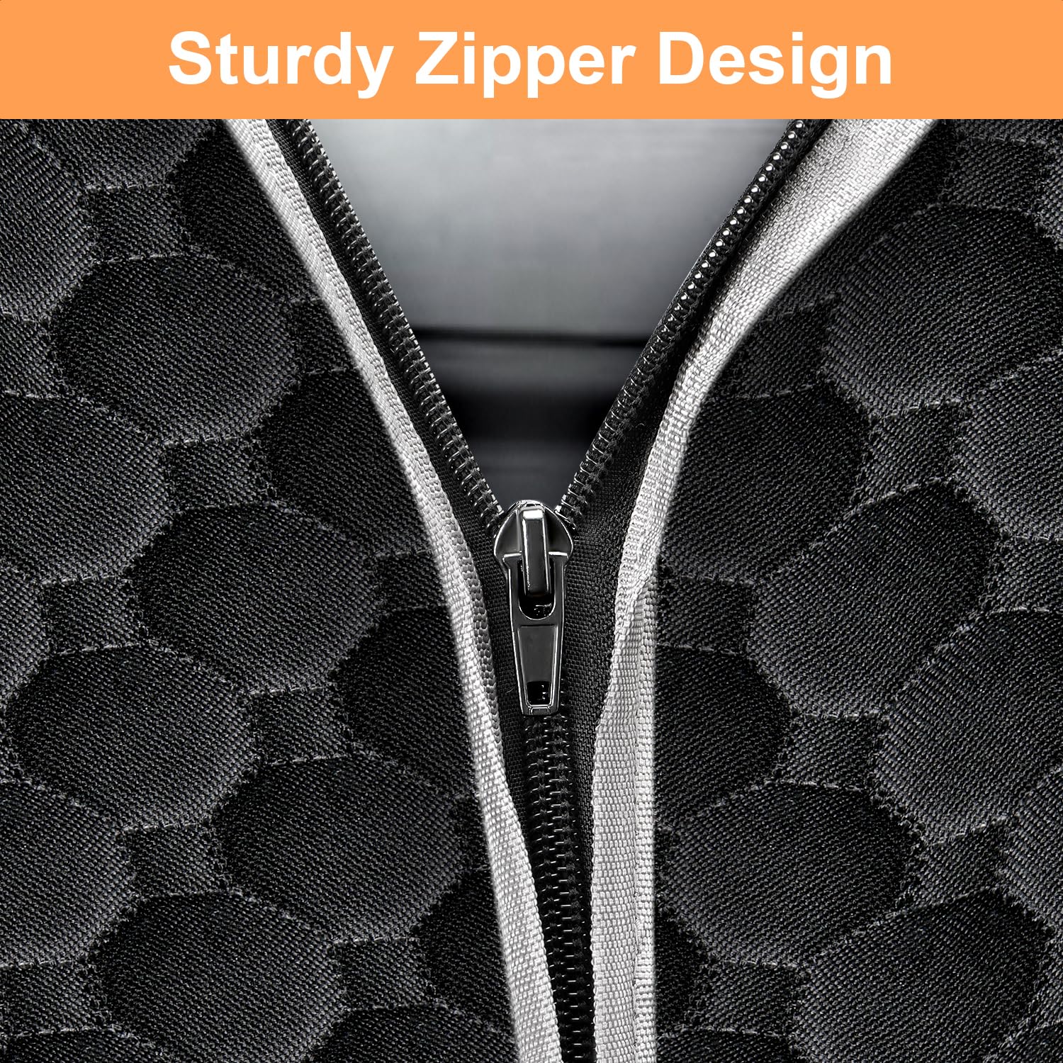 Mancro SUV Cargo Liner velcro-strips secure position for safe transit.