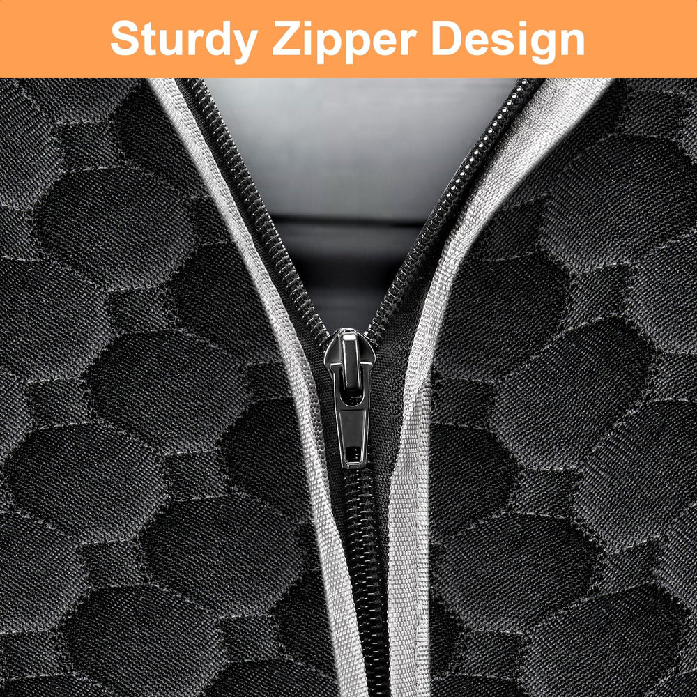 Mancro SUV Cargo Liner velcro-strips secure position for safe transit.