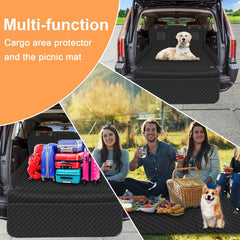 Mancro SUV Cargo Liner water-resistant-materials shield interior from mud and seawater.