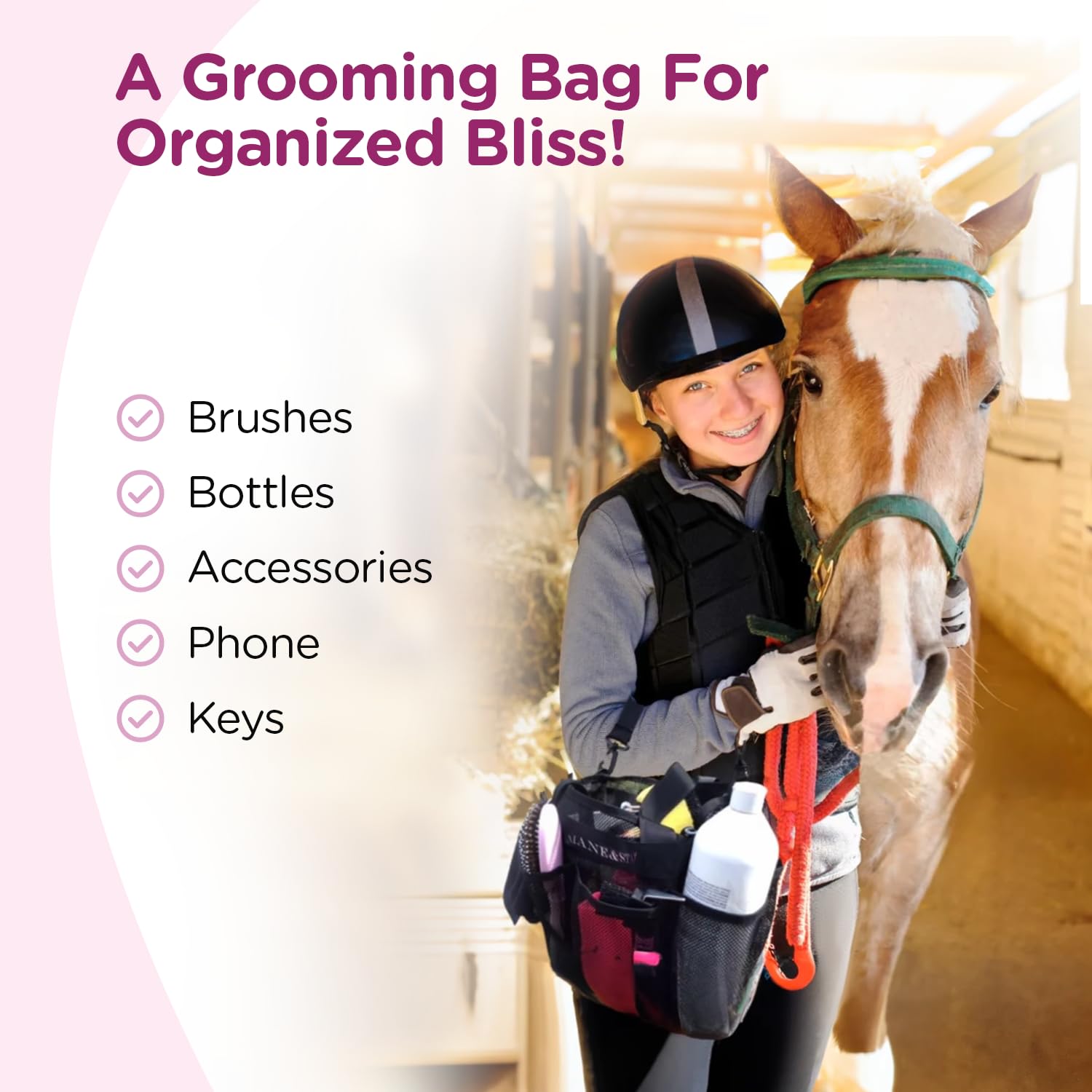 MANE & STABLE quick drainage and ventilation prevent moisture and odors during wash bays.
