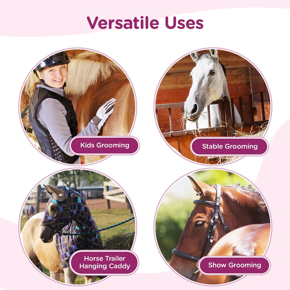 MANE & STABLE removable base panel simplifies cleaning after grooming sessions.