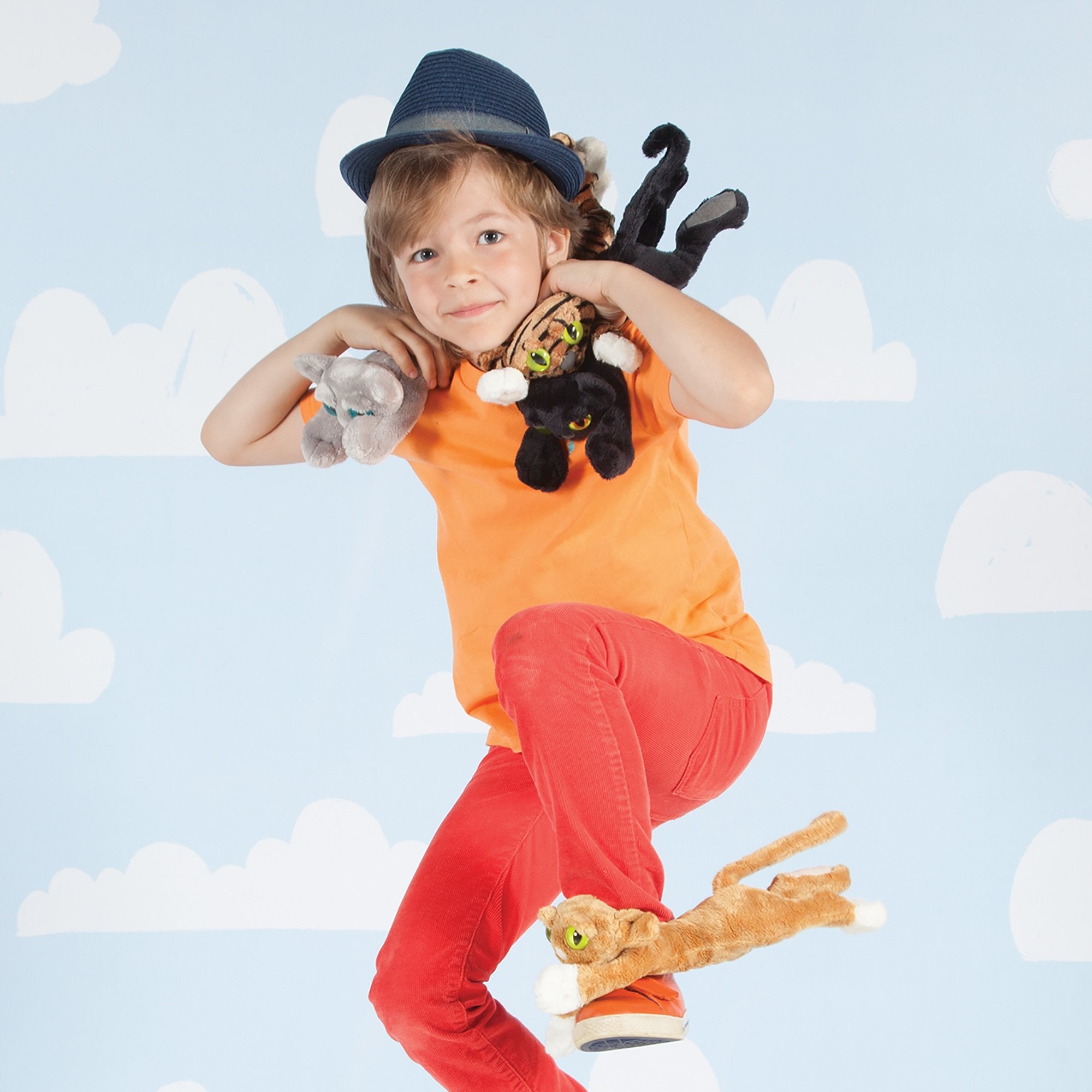Manhattan Toy Ziggy plush shows poseable lanky design for imaginative play.