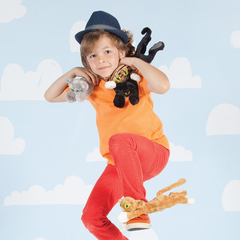 Manhattan Toy Ziggy plush shows poseable lanky design for imaginative play.