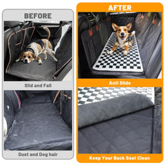 Manificent dog blanket hair-resistant surface for easy cleaning and tidy back seat