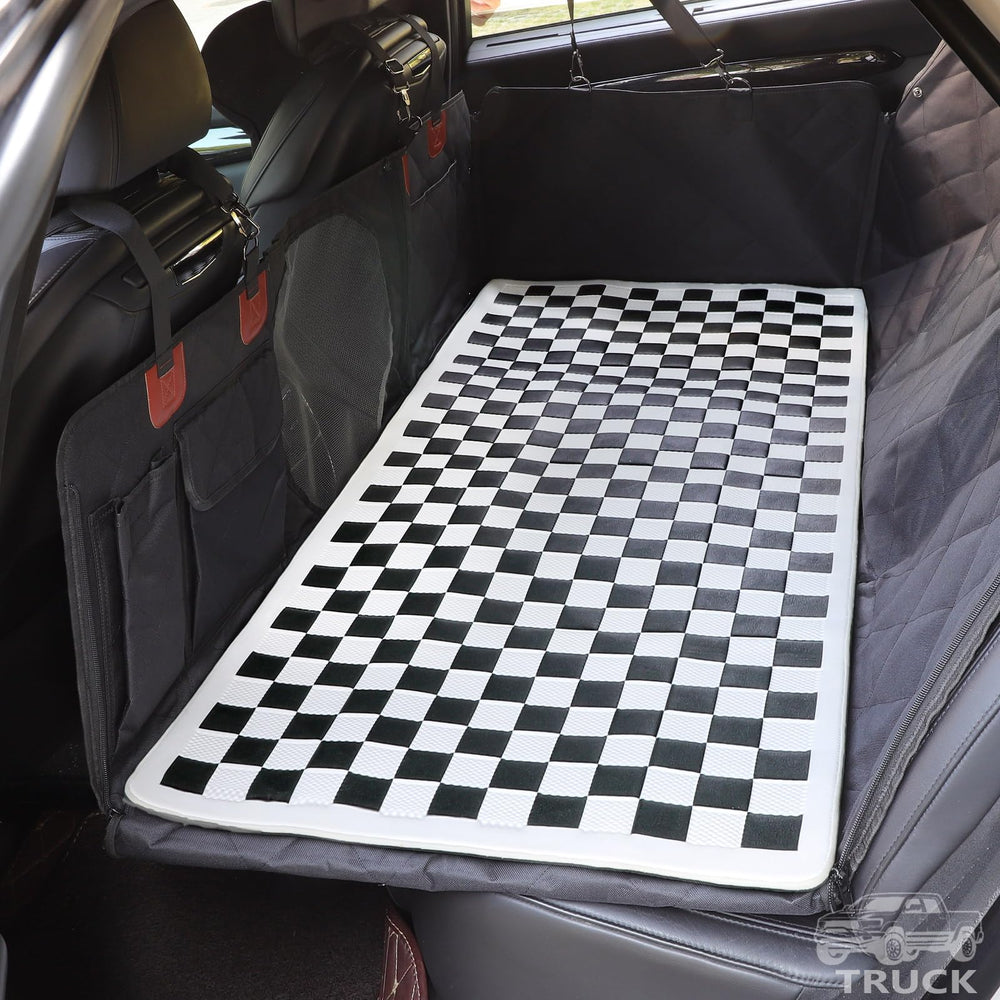 Manificent non-slip pet bed mat back-seat-extender for safer rides