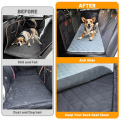 Manificent bed mat close-up texture shows grip for easy pet entry and exit.