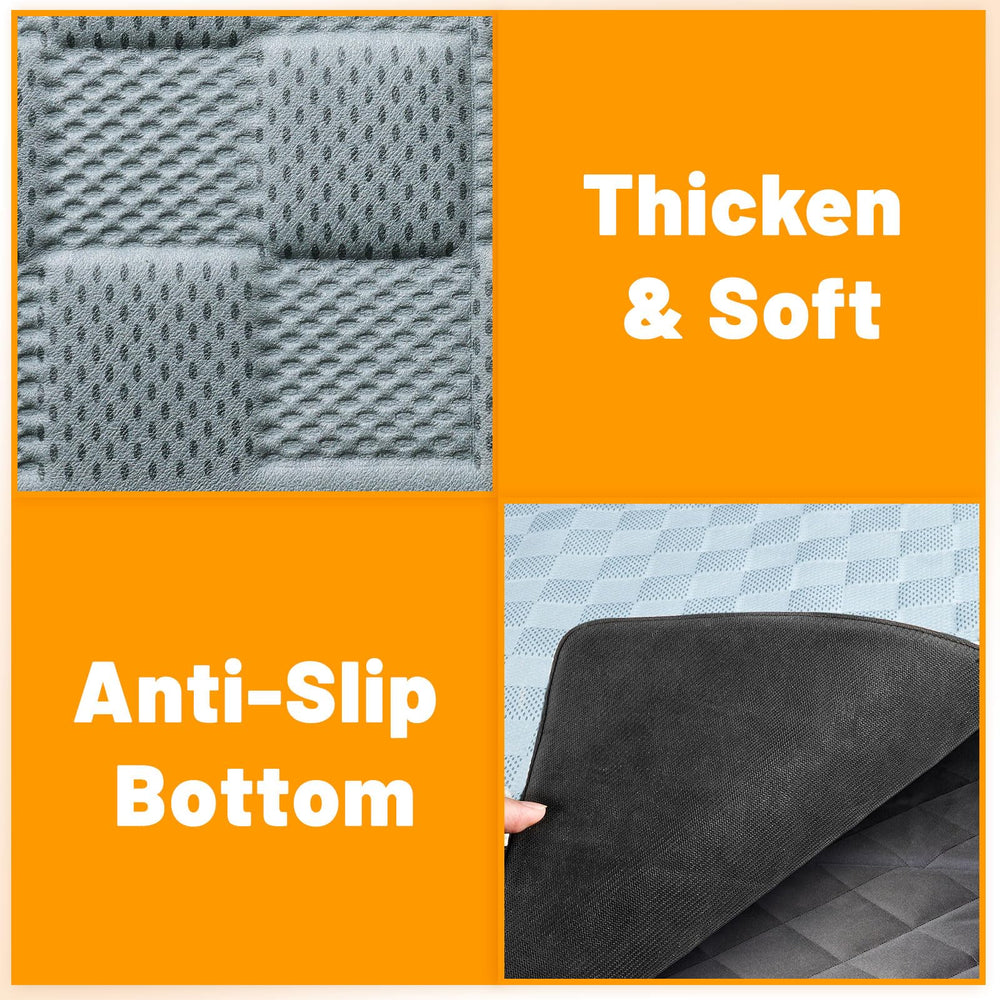 Manificent waterproof backing demonstrates liquid protection against spills.