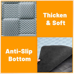 Manificent waterproof backing demonstrates liquid protection against spills.
