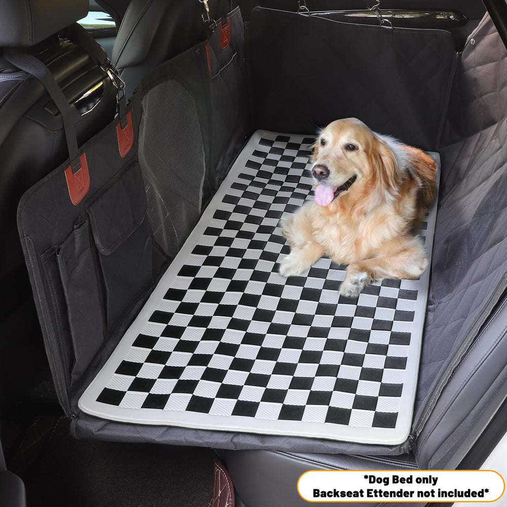 Manificent waterproof backseat mat protects upholstery during spills and damp paws