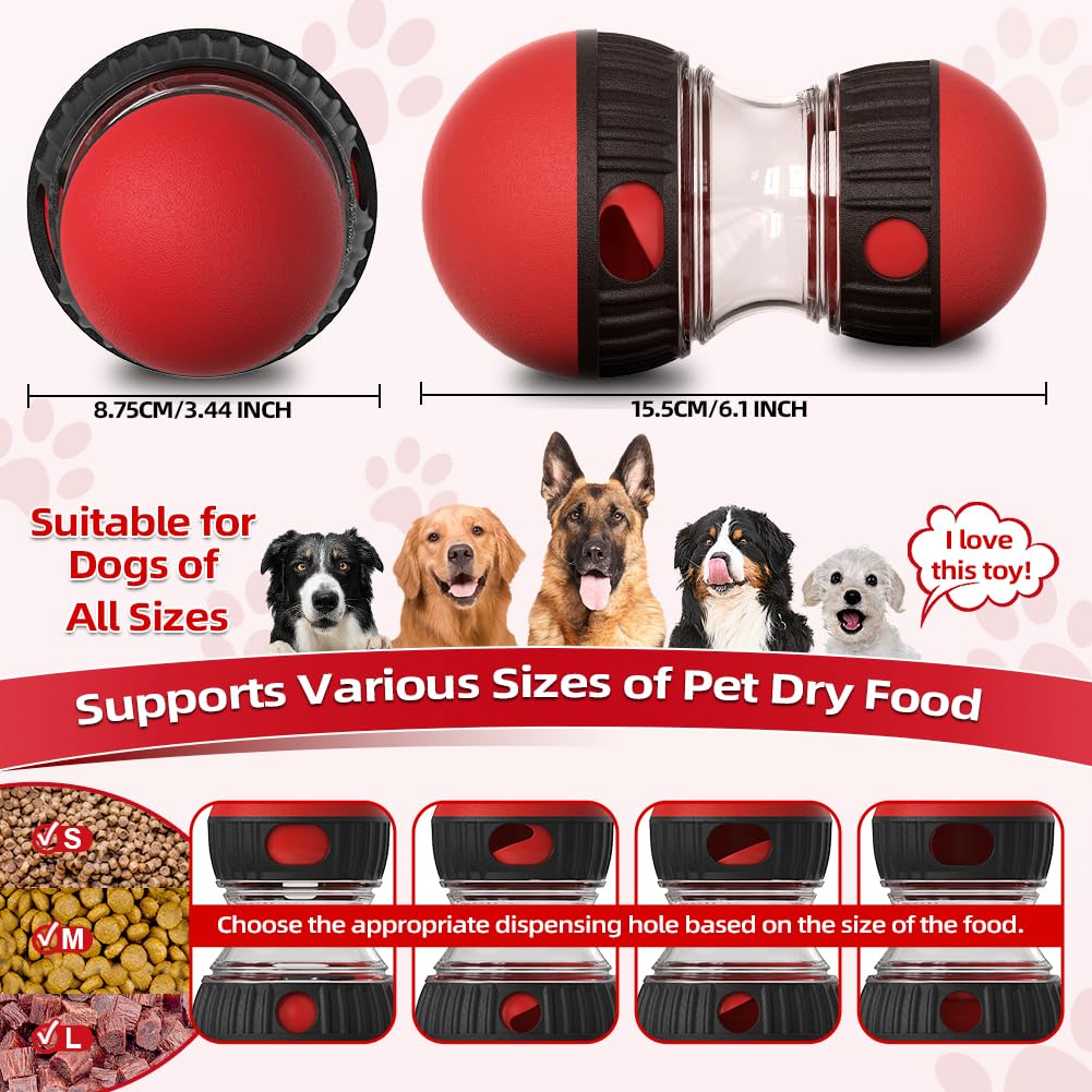 Mankoda dog puzzle toy with food-dispense holes supports rewarding play.