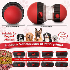 Mankoda dog puzzle toy with food-dispense holes supports rewarding play.