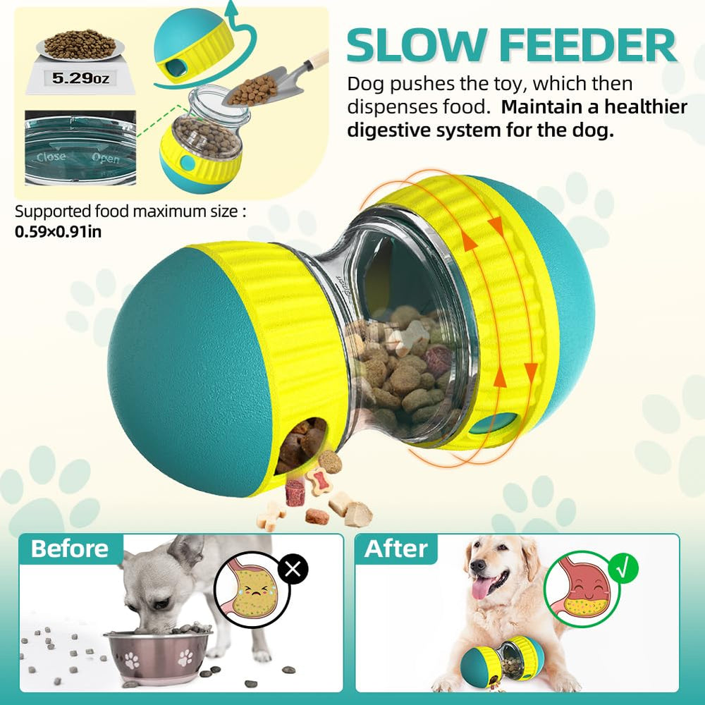 Mankoda dog puzzle toy green enrichment highlights mental stimulation during interactive play
