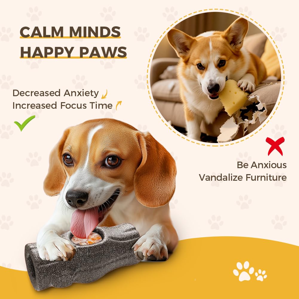 Mankoda dog stump toy ideal for crate-training and solo play sessions
