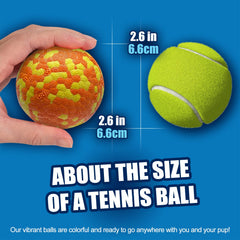 Mankoda ETPU textured ball durable against aggressive chewers