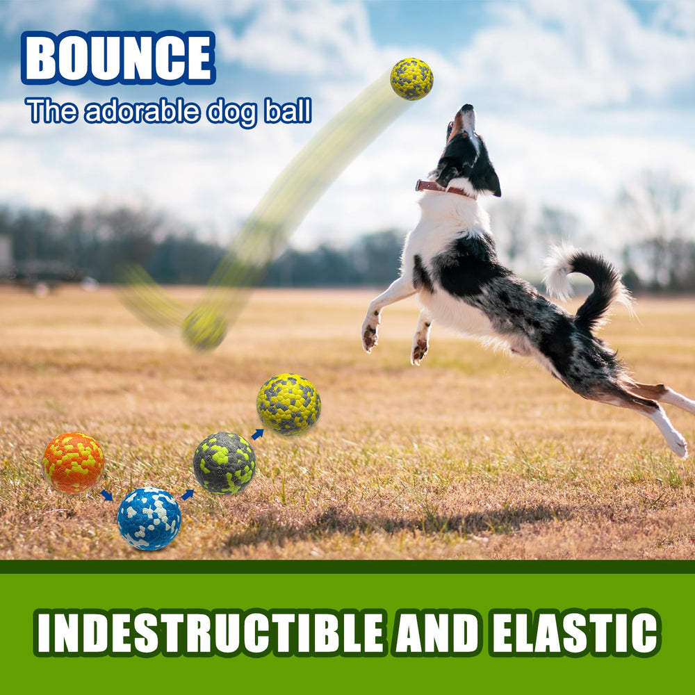 Mankoda fetch-ready ball shown with a launcher for outdoor use