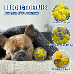 Mankoda vibrant-color dog balls for high-visibility play