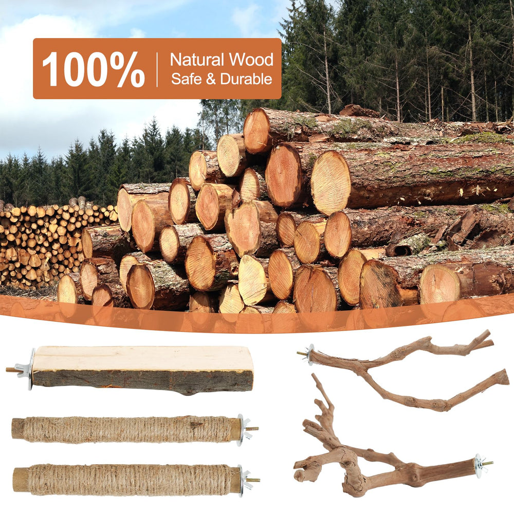 Manoai natural apple wood texture reduces slipping and supports healthy foot movement.