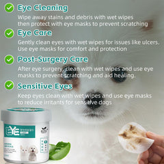 MANON ROSA dog eye masks shield to prevent scratching after wiping