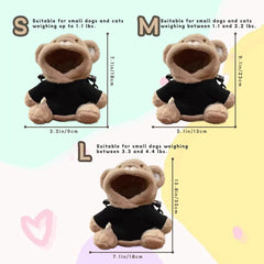 MANON ROSA plush-comfort carrier interior hugs tiny pets on trips.