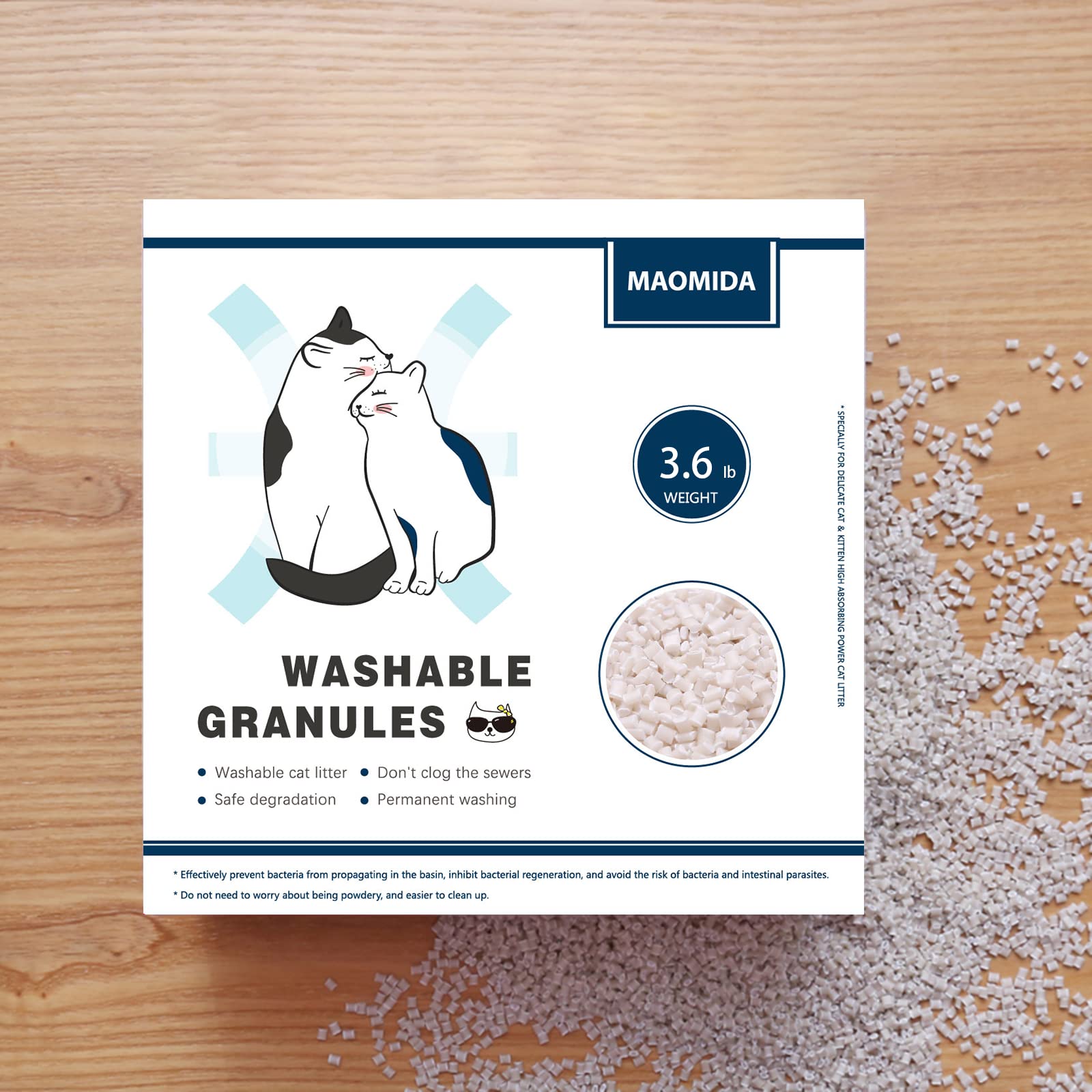 MAOMIDA cat gen ie compatible refills close-up showing seamless compatibility for setup.