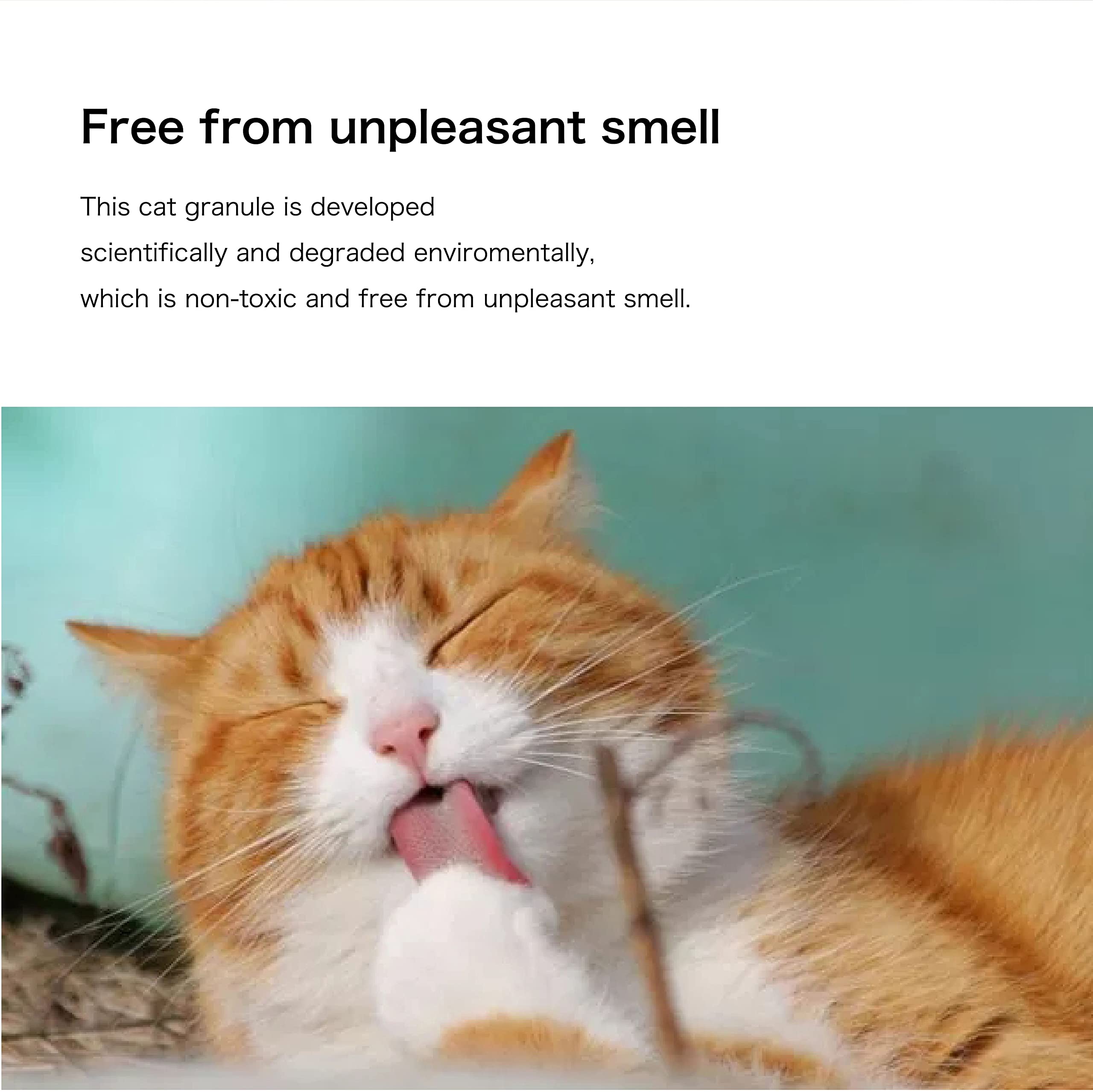 MAOMIDA granules in use as litter alternative for Cat Genie