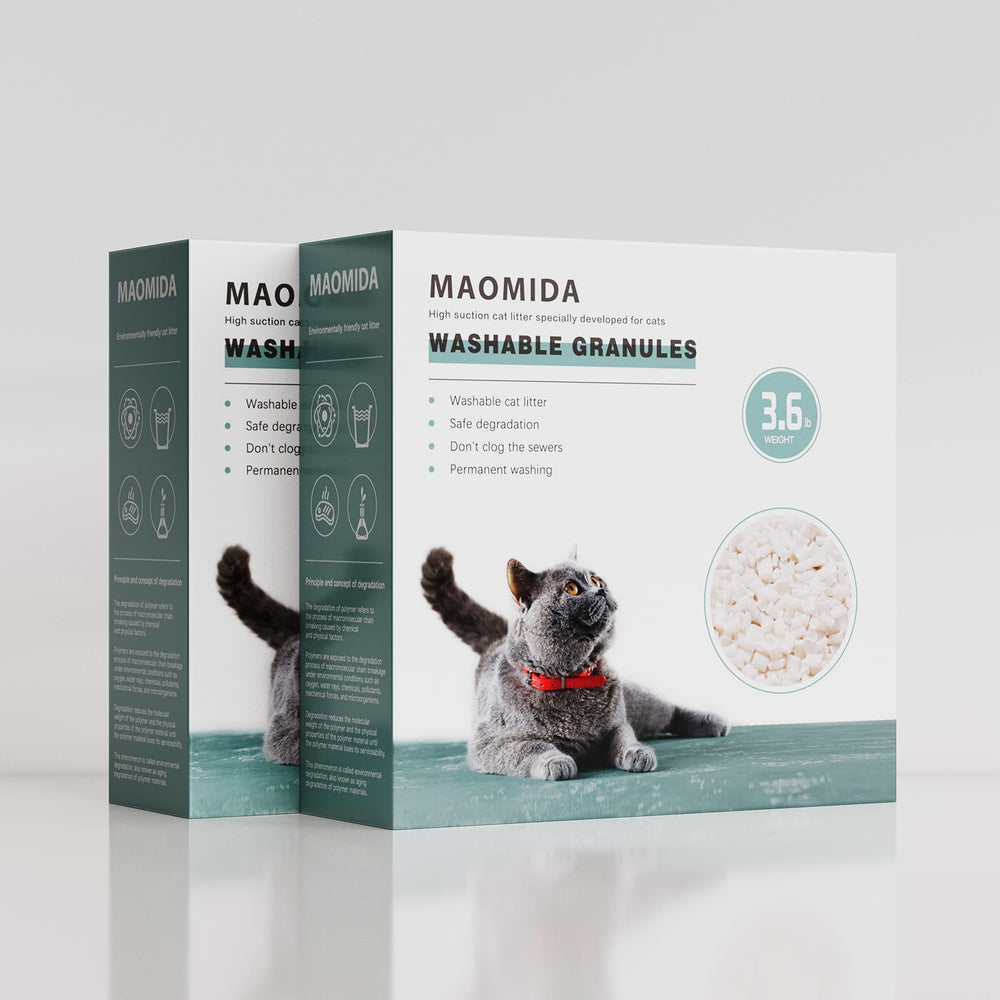 MAOMIDA granules dissolve completely for septic-safe disposal