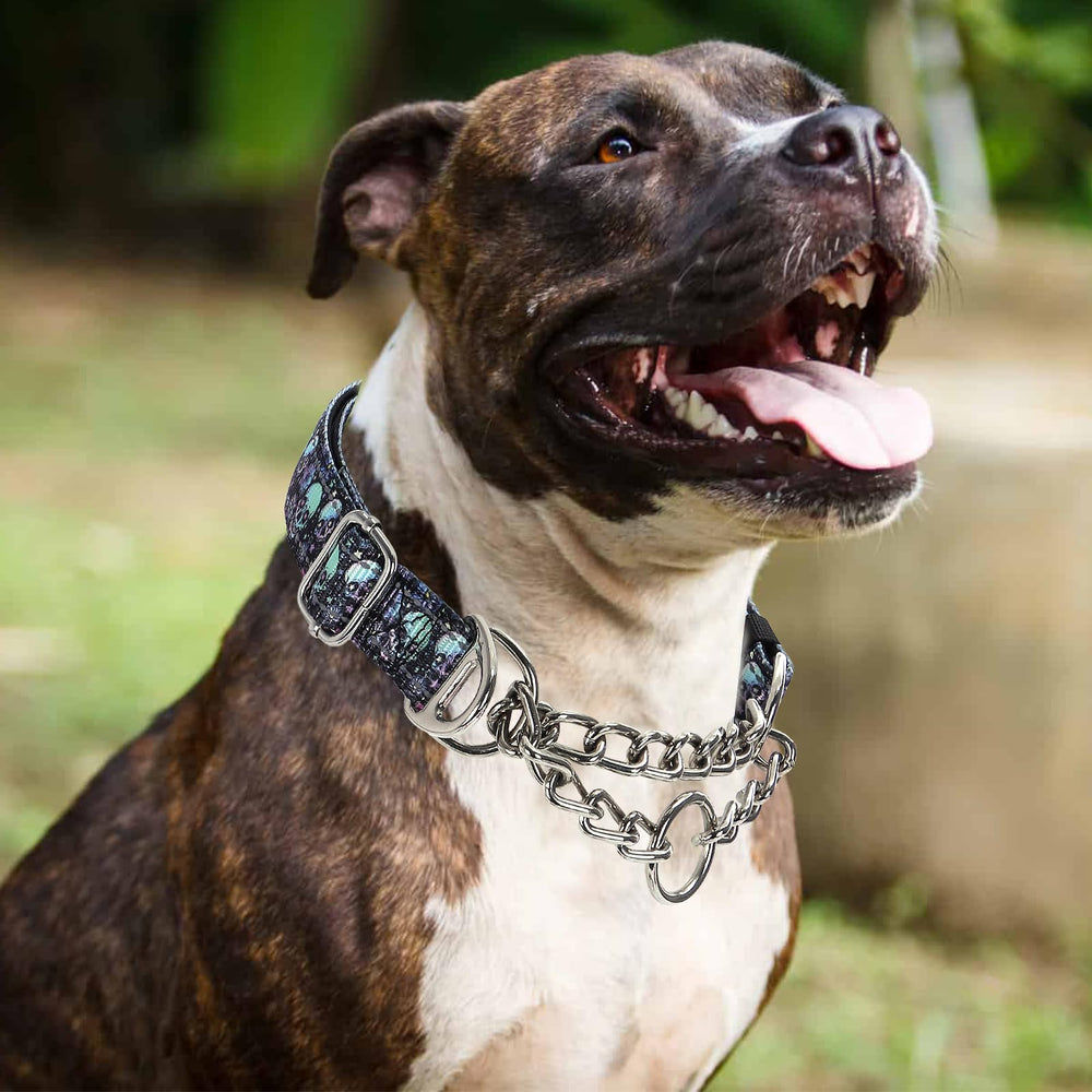 MAOWUWUJOZ Martingale collar slip-over-head design for quick on-runs.