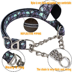 MAOWUWUJOZ Martingale collar soft padding provides neck comfort during long walks.